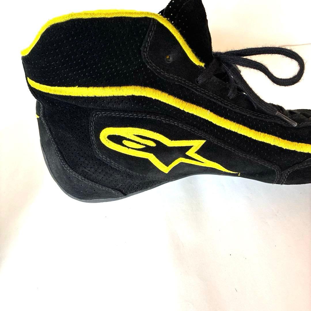 【美品】Alpinestarsハイカットレーシングシューズ ライディングバイク