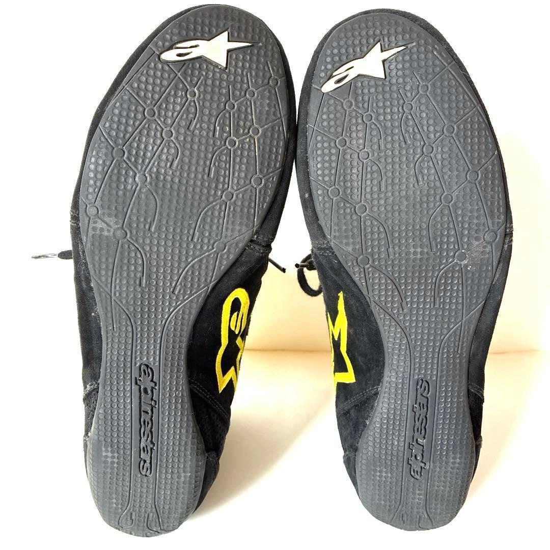 【美品】Alpinestarsハイカットレーシングシューズ ライディングバイク
