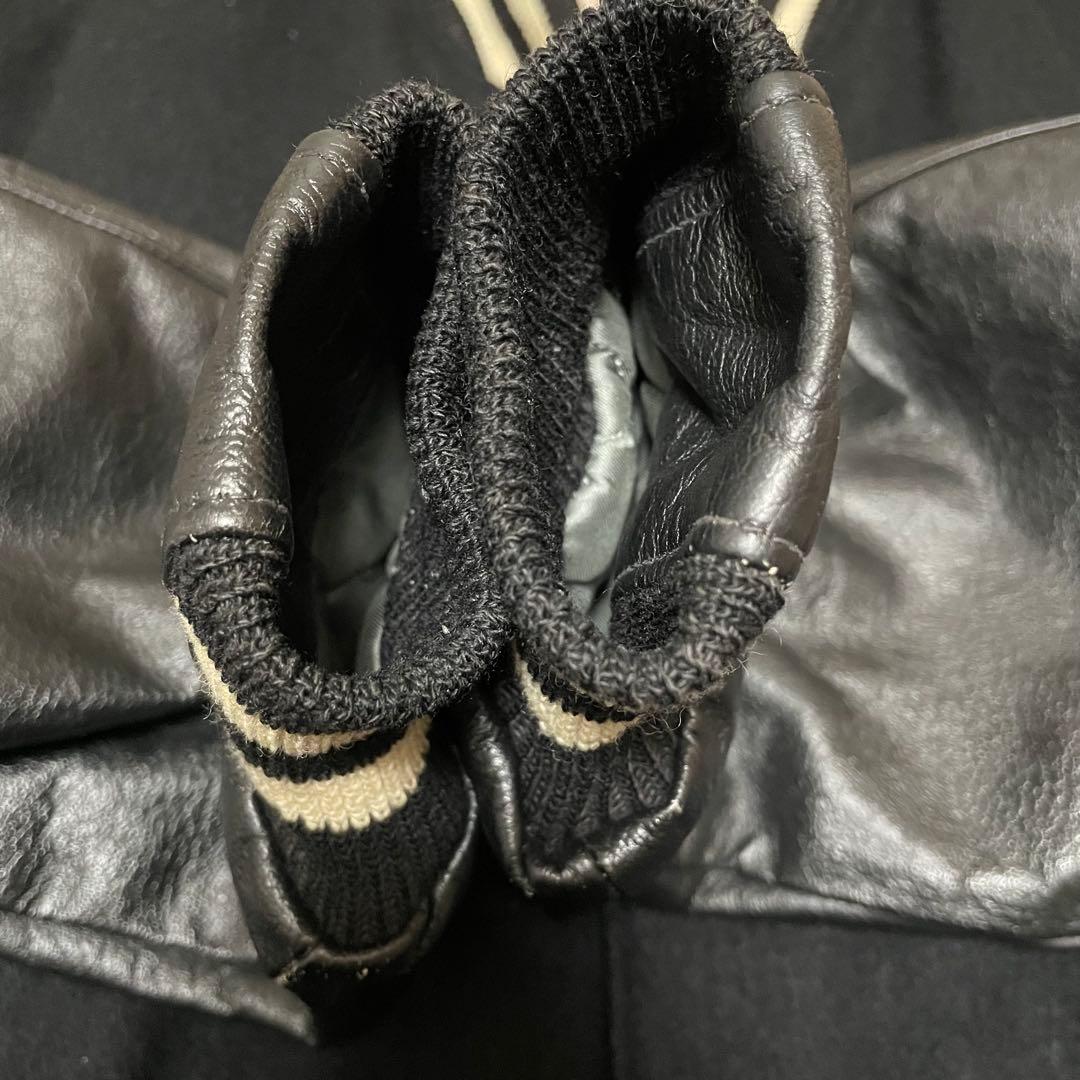 【激レア】70s〜80s golden bear スタジャン USA製 黒 XL