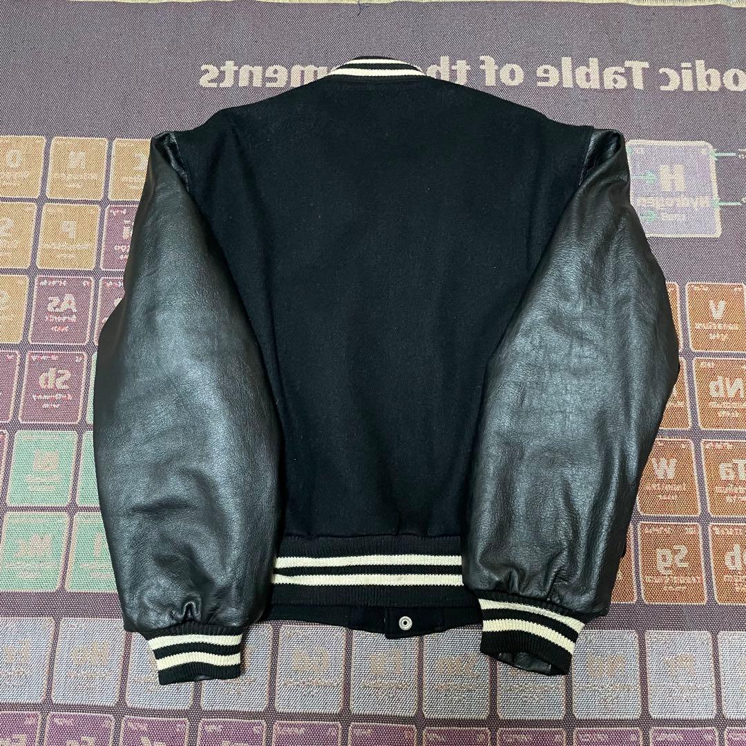 【激レア】70s〜80s golden bear スタジャン USA製 黒 XL