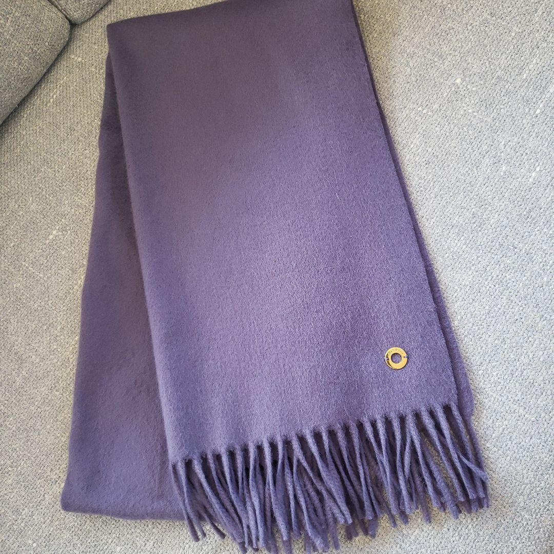 ロロピアーナ　カシミヤマフラー　パープル