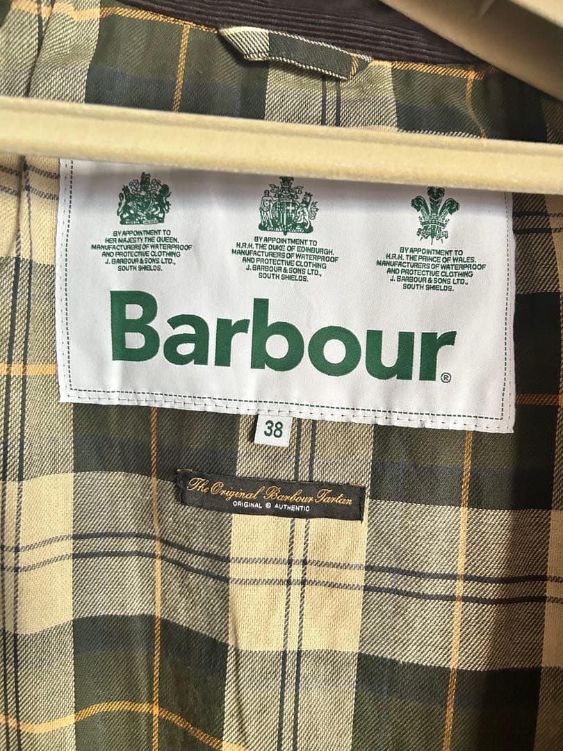 a*e様 BARBOUR 2LAYER SINGLE BREASTED COAT