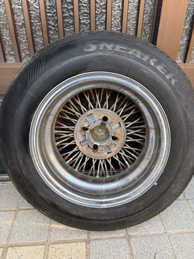 希少13インチ PCD100 4Hワイヤーホイールセット ビュートマーチ他