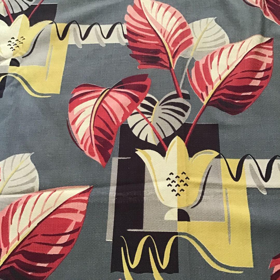 アメリカ 50s ファブリック 生地 ビンテージ