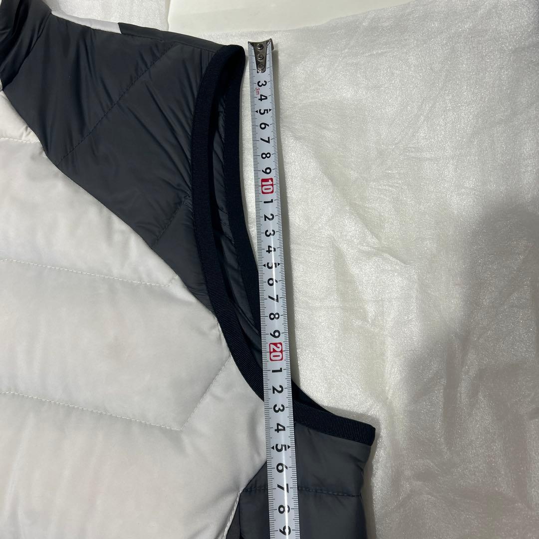 HUGO BOSS ダウンベスト ホワイト/グレー メンズ