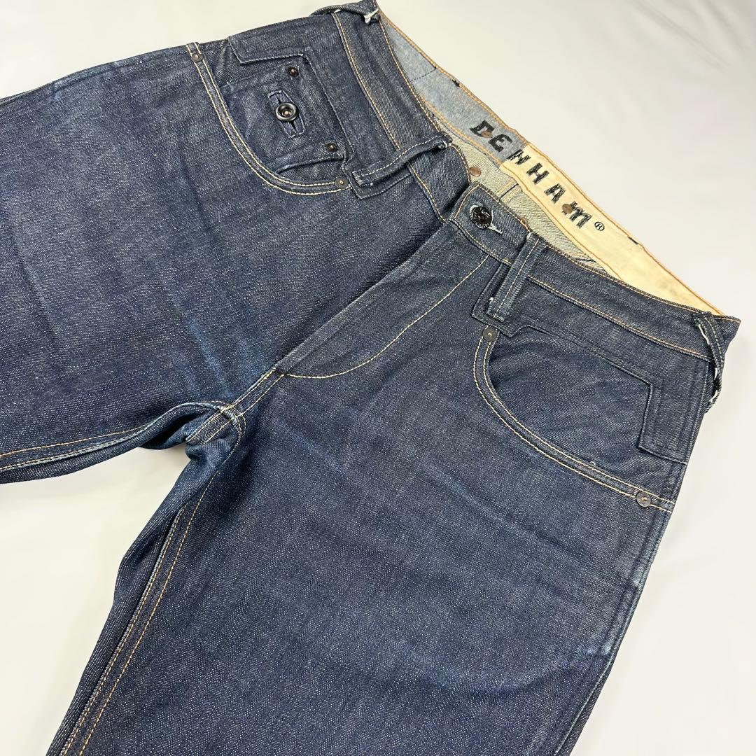 美品】DENHAM デンハム CROSSBACK濃紺 インディゴ W31