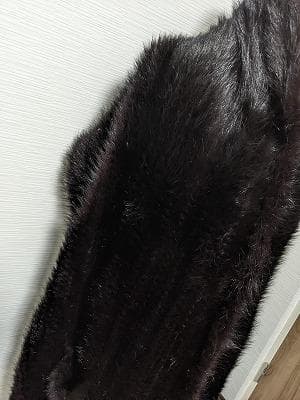 103　特大　毛皮ニッティング　ミンク　フォックス　ショール　ポンチョ　ストール