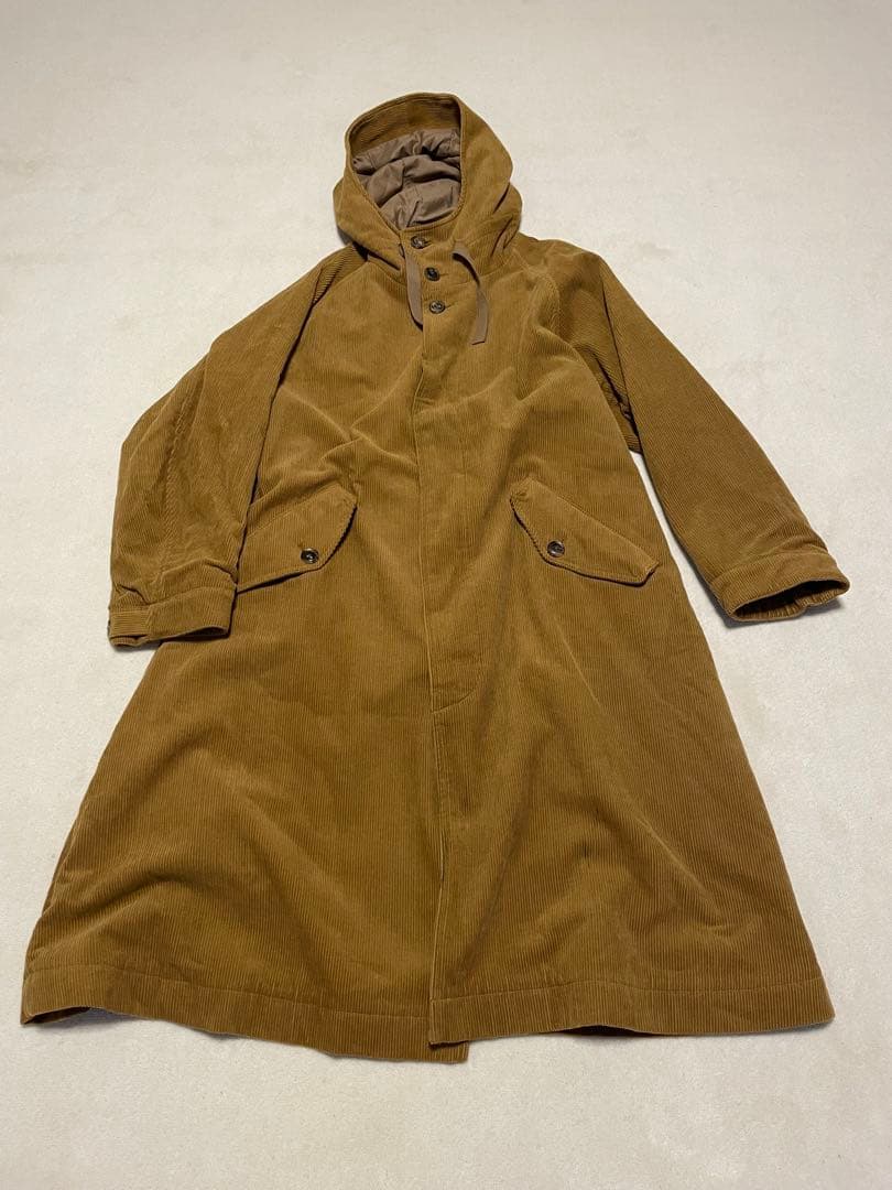 40ct&525 コーデュロイフーデットコート