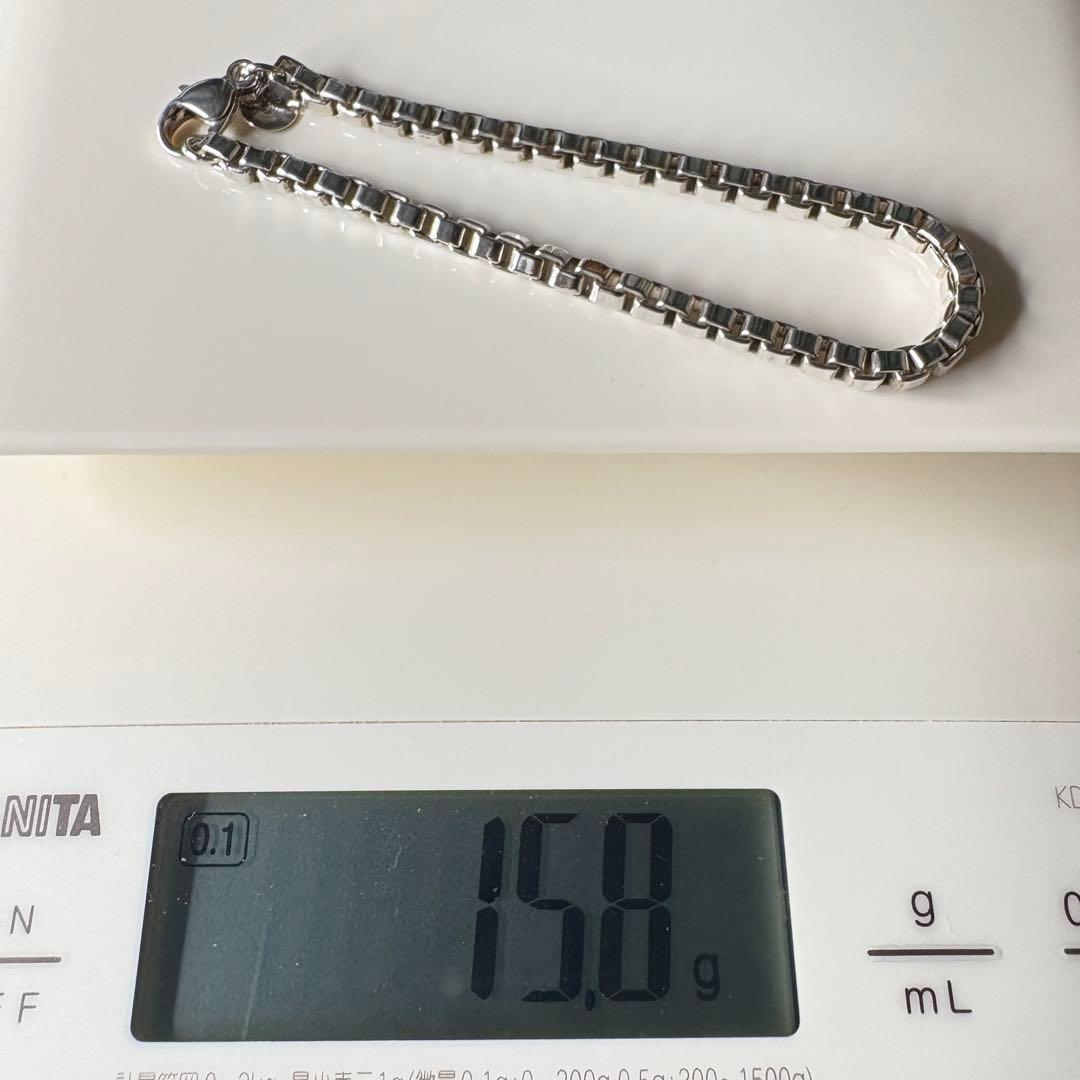 【極美品】約19cm ティファニー ベネチアン ブレスレット SV925