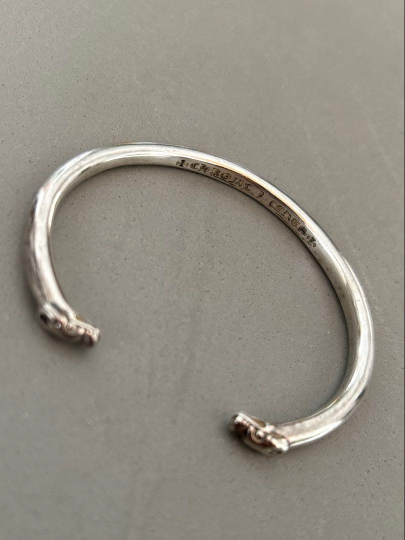 【モンキー ヒデオさま専用】クロムハーツ ダブルドッグ バングル