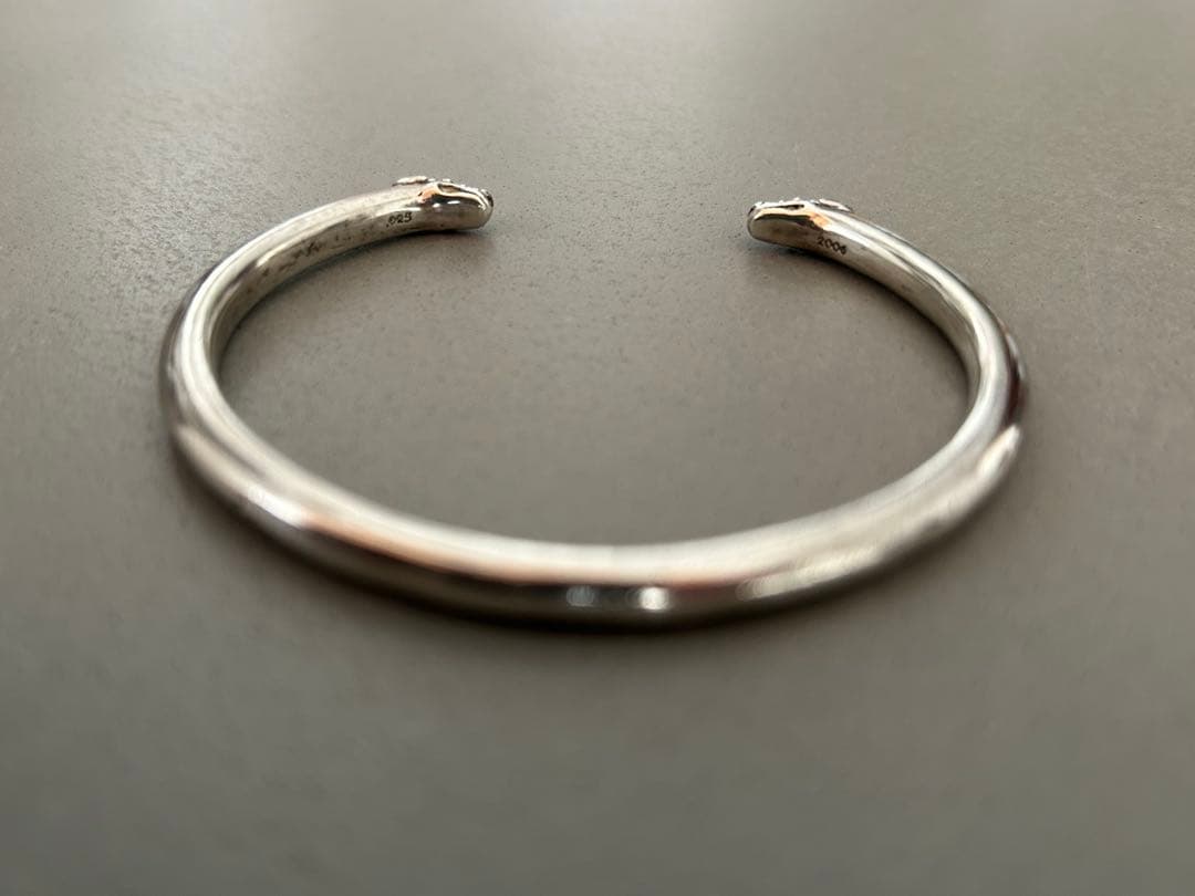 【モンキー ヒデオさま専用】クロムハーツ ダブルドッグ バングル