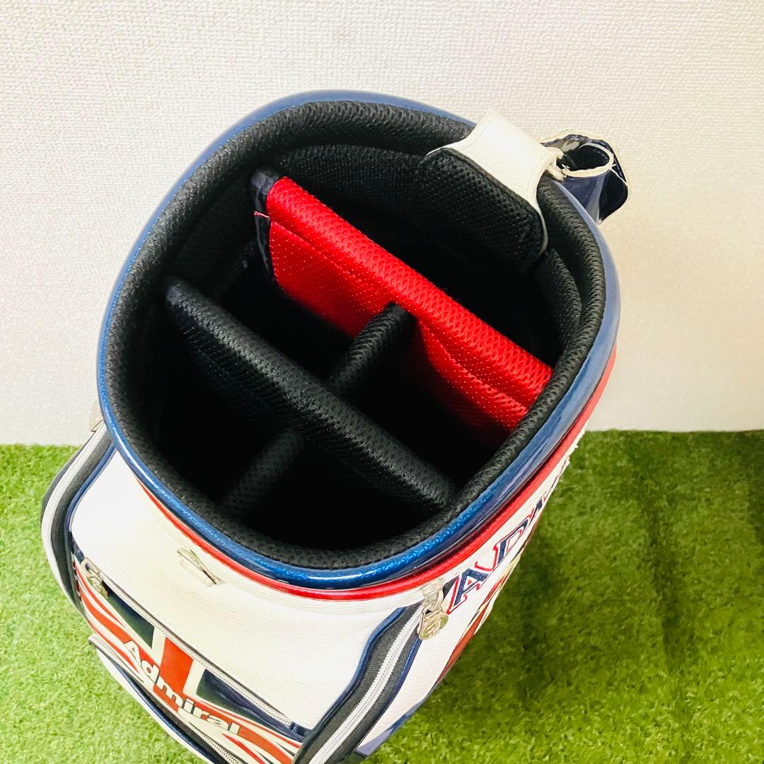 Admiral アドミラル キャディバッグ ユニオンジャック トリコロール 美品