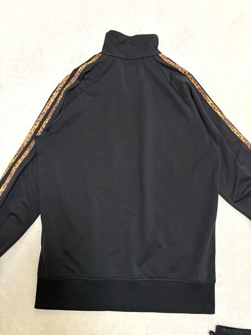 小栗旬着用♦︎adidas レオパードジャージ　トラックジャケット豹柄セットアップ