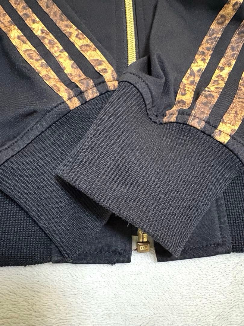 小栗旬着用♦︎adidas レオパードジャージ　トラックジャケット豹柄セットアップ