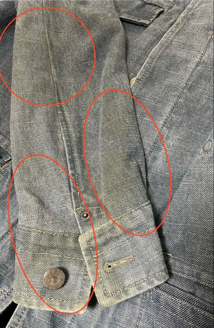 フセインチャラヤン デニムジャケット