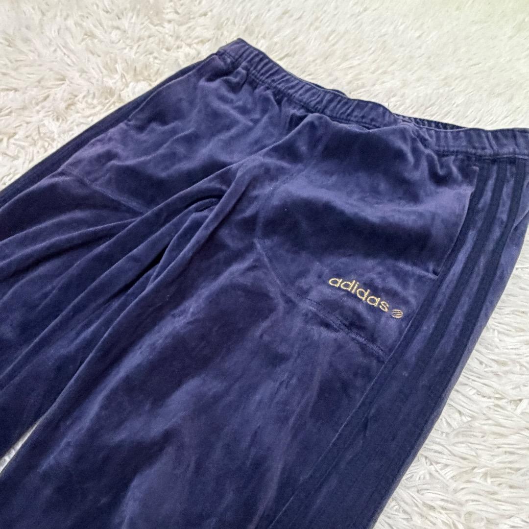 マ*キ様 【大人気】adidas NEO ベロア セットアップ ジャージ ネイビ