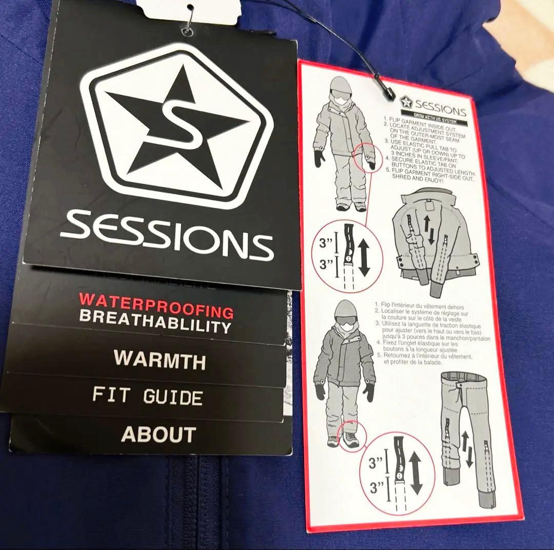 SESSIONS(セッションズ) スキー スノーボード ウェア ジュニア用 上