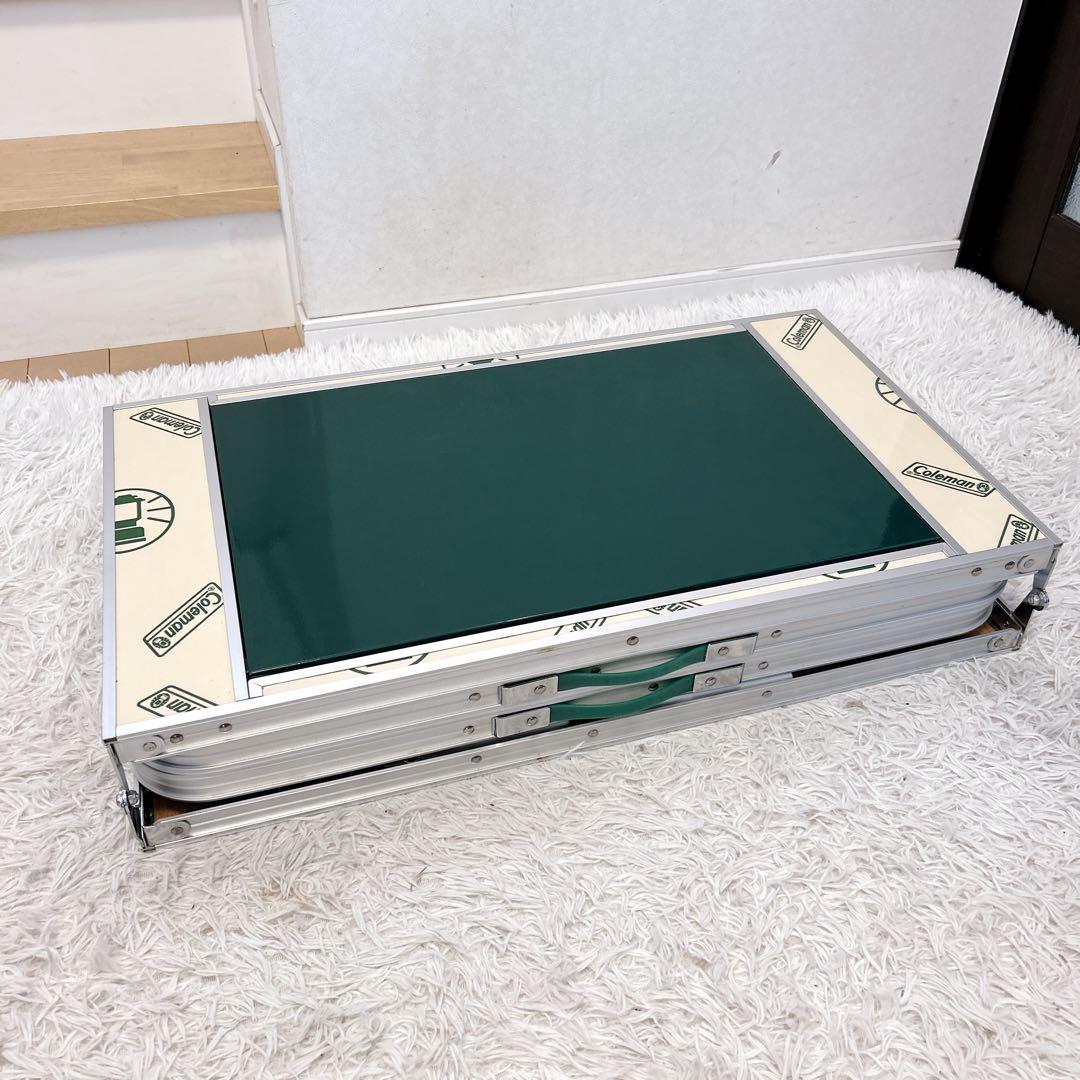 コールマン4つ折りBBQテーブル チャコールグリルセット - テーブル