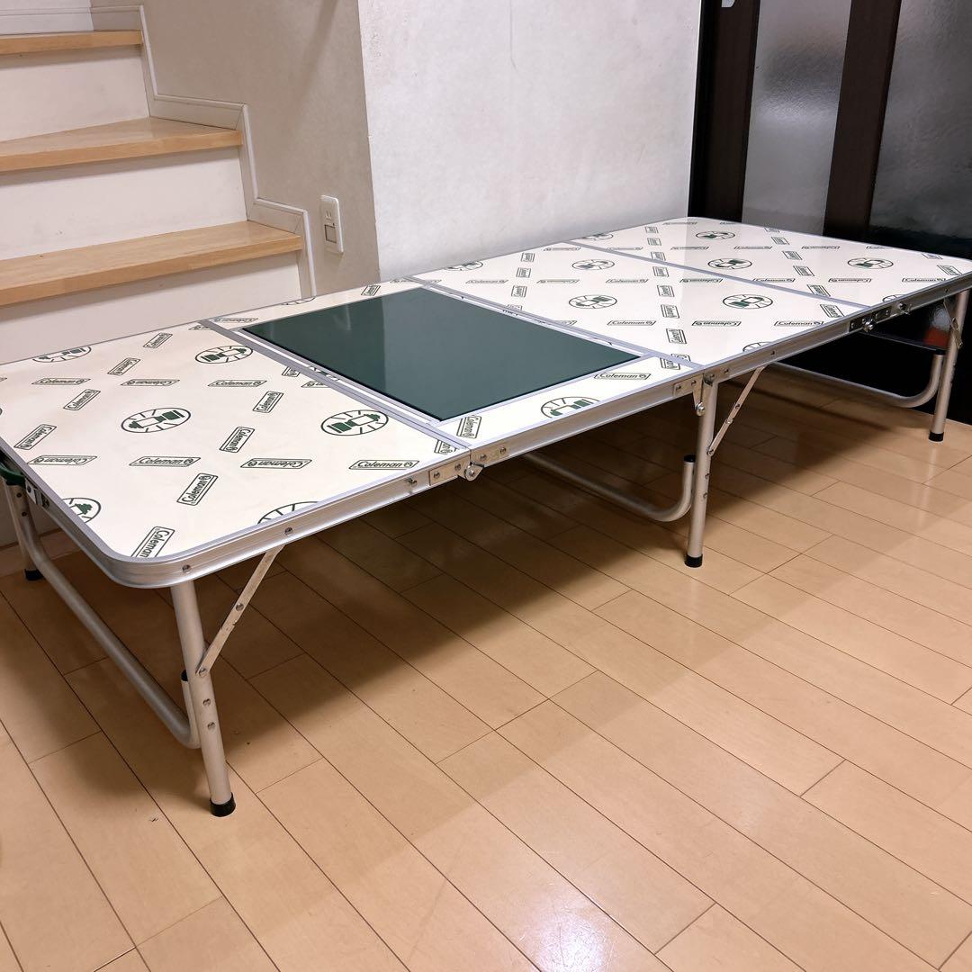 コールマン4つ折りBBQテーブル チャコールグリルセット - テーブル