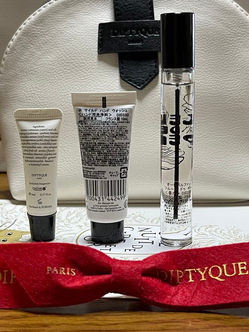 diptyque フルールドゥポー7.5ml &ポーチ とおまけ フルールドゥポー