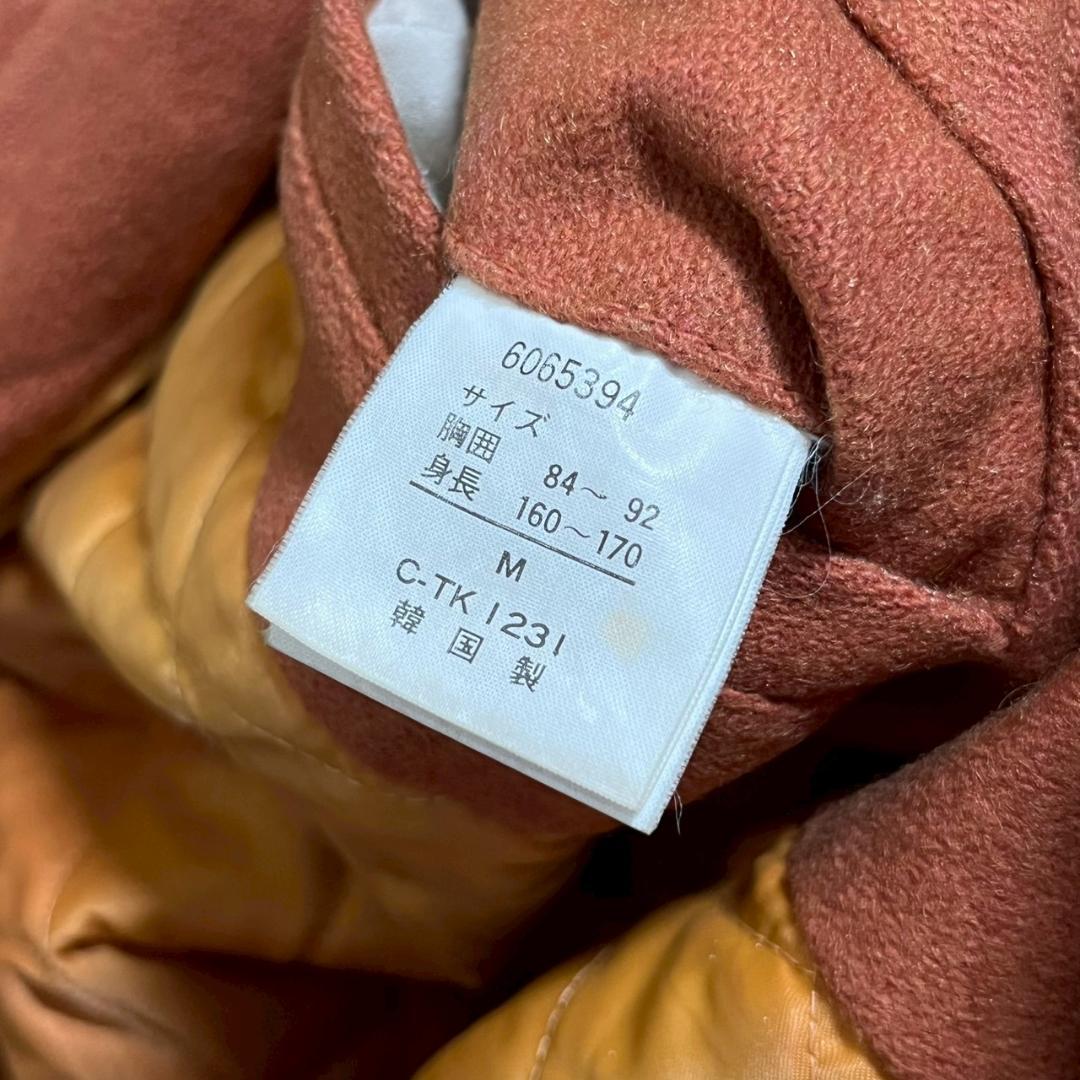 vintage 古着 レザースタジャン ブルドッグ ワッペン　PM30