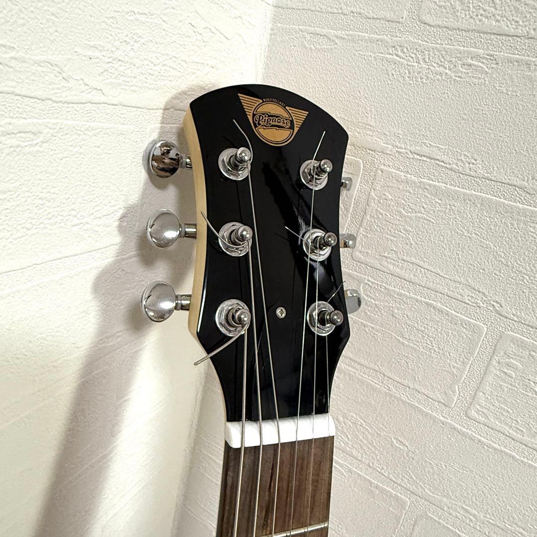 【美品】Pignose ピグノーズ PGG-200 アンプ内蔵レッド ケース付