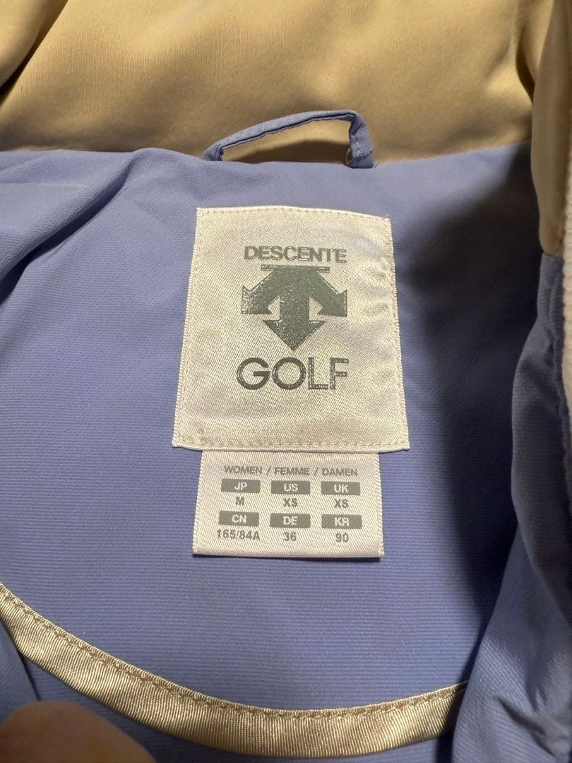 デサントゴルフ　ダウンベスト　レディースM