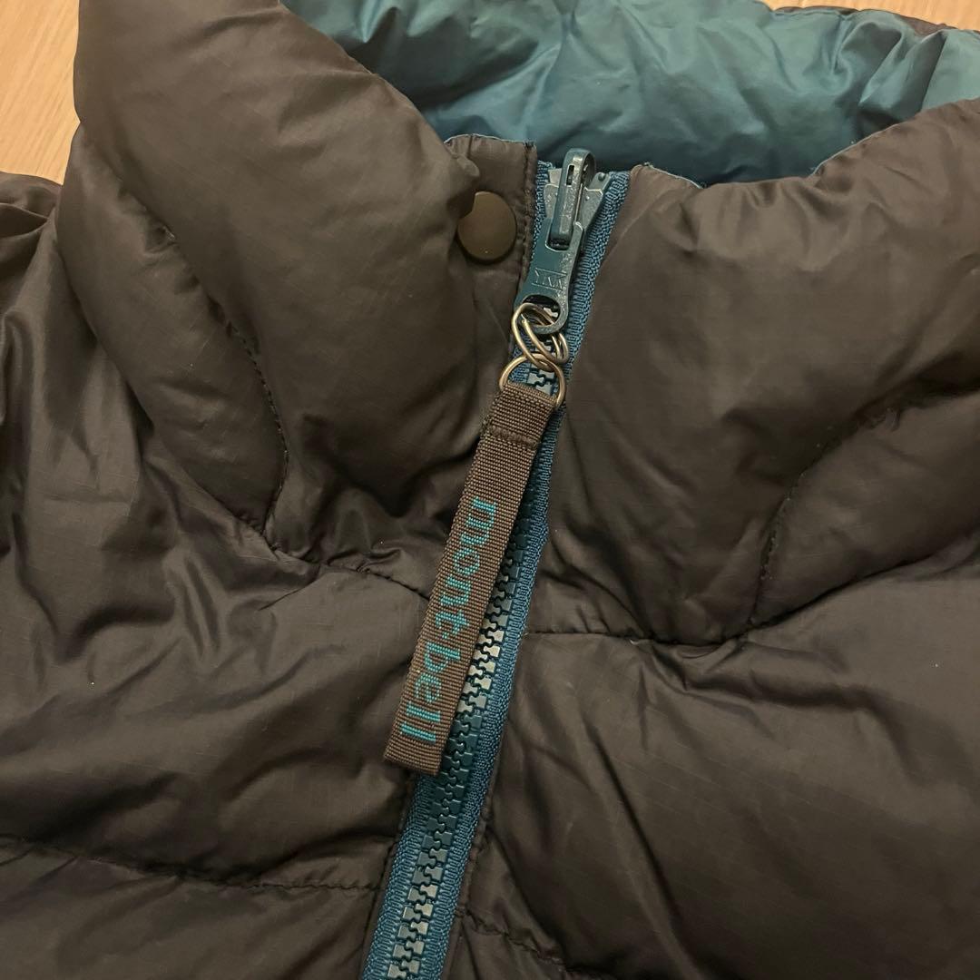 90s mont-bell モンベル リバーシブルダウンジャケット ゴープコア