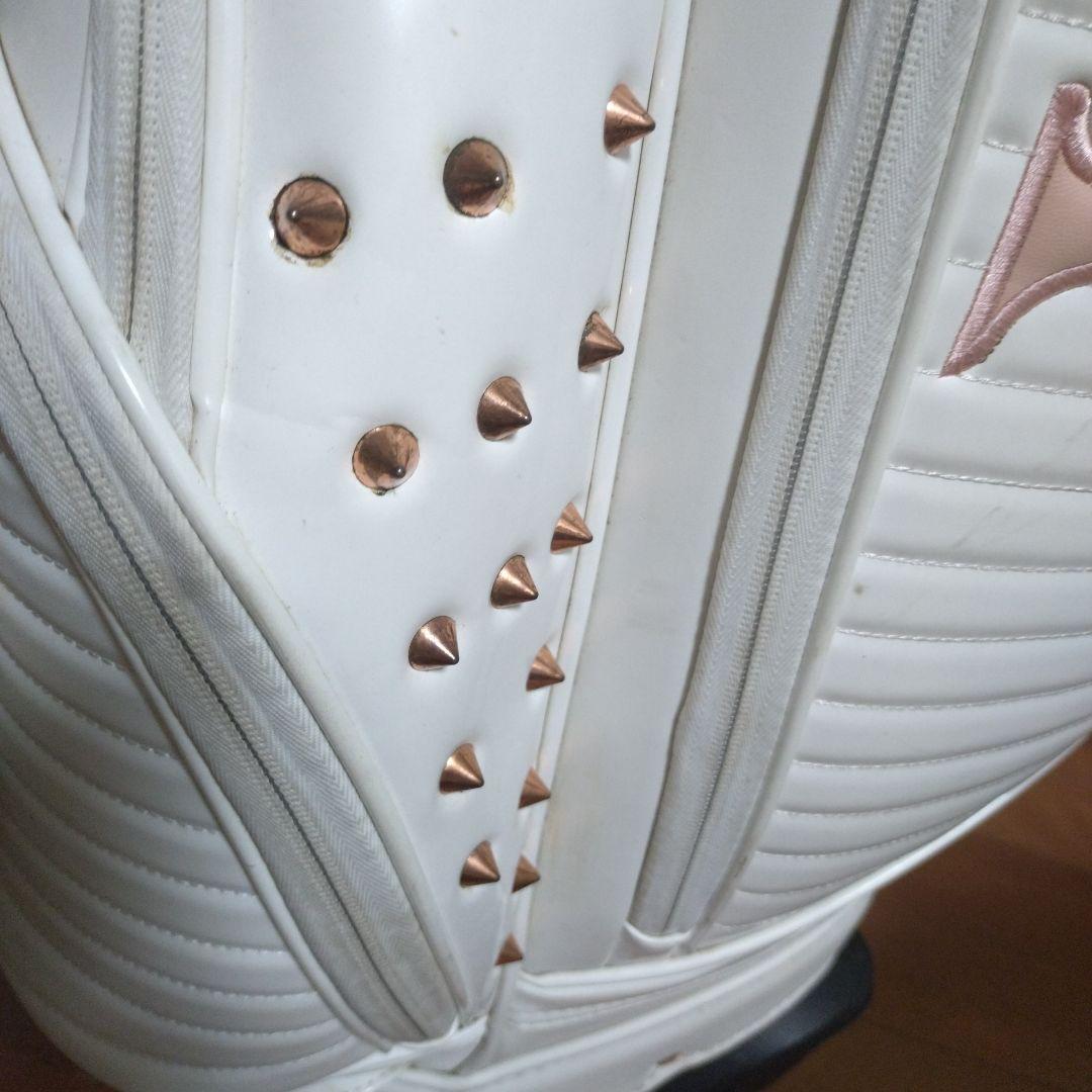 アニューゴルフホワイト ゴルフバッグ 4分割収納