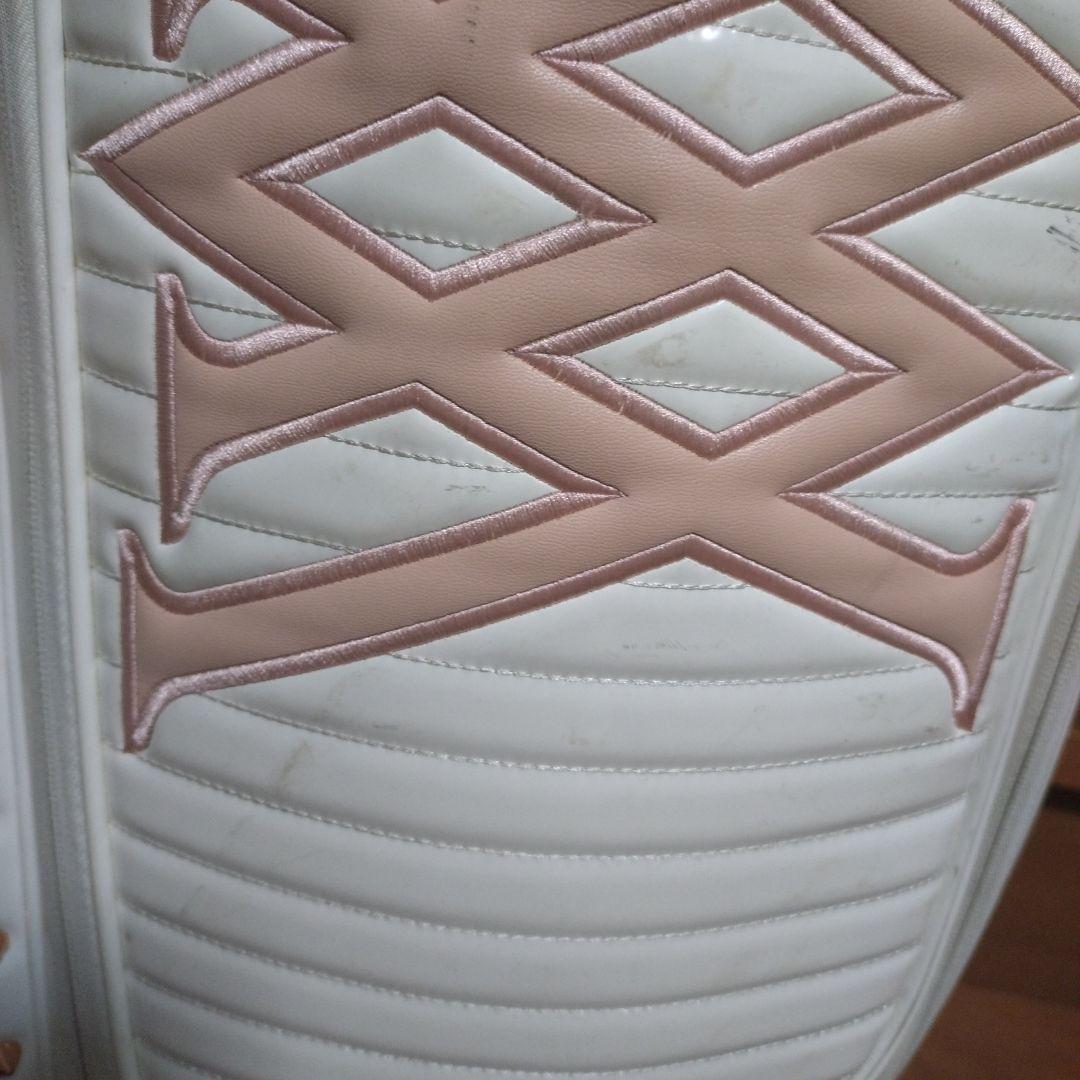 アニューゴルフホワイト ゴルフバッグ 4分割収納