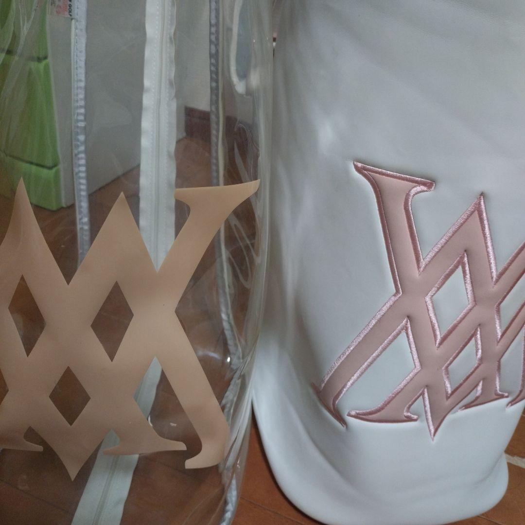 アニューゴルフホワイト ゴルフバッグ 4分割収納