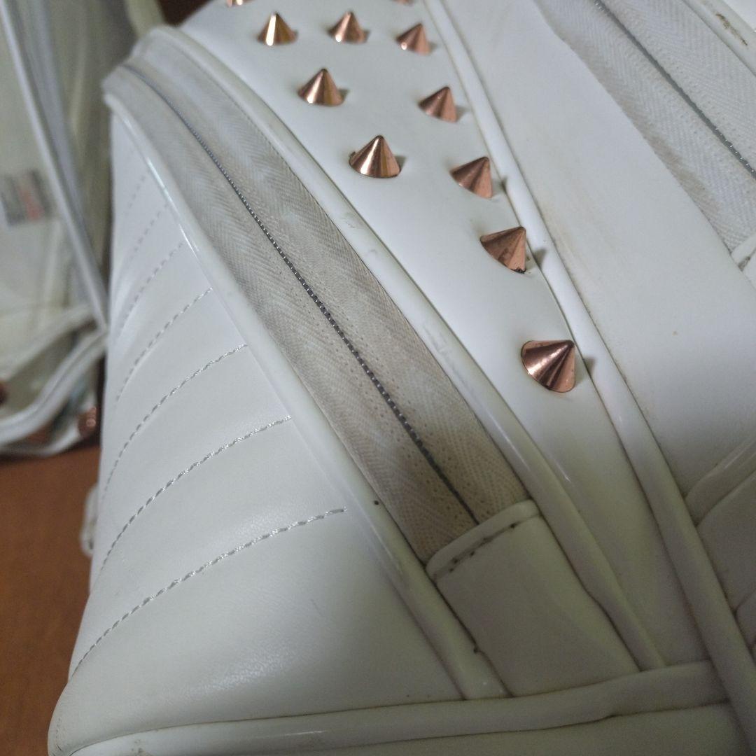 アニューゴルフホワイト ゴルフバッグ 4分割収納