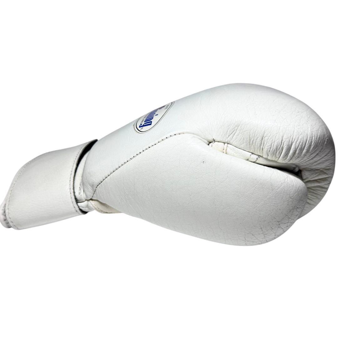 winning ボクシンググローブ 8オンス マジックテープ式 ホワイト 日本製