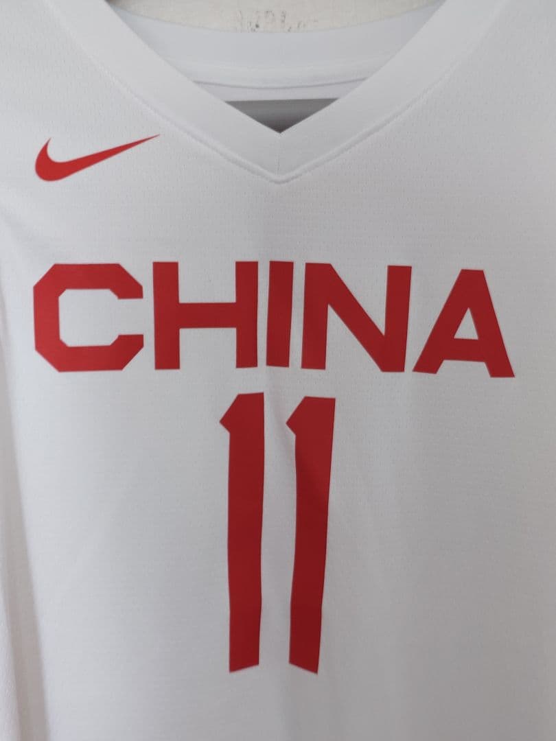 中国代表 バスケットボール ユニフォーム L 易建聯 NIKE CZ4255