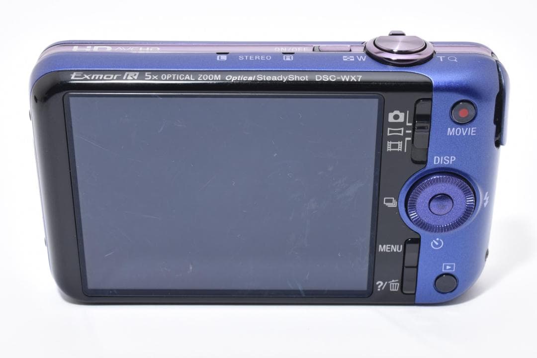 《 美品 》 ソニー　SONY Cyber-shot DSC-WX7 ブルー