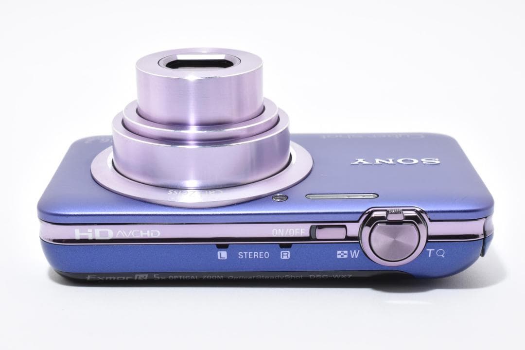 《 美品 》 ソニー　SONY Cyber-shot DSC-WX7 ブルー