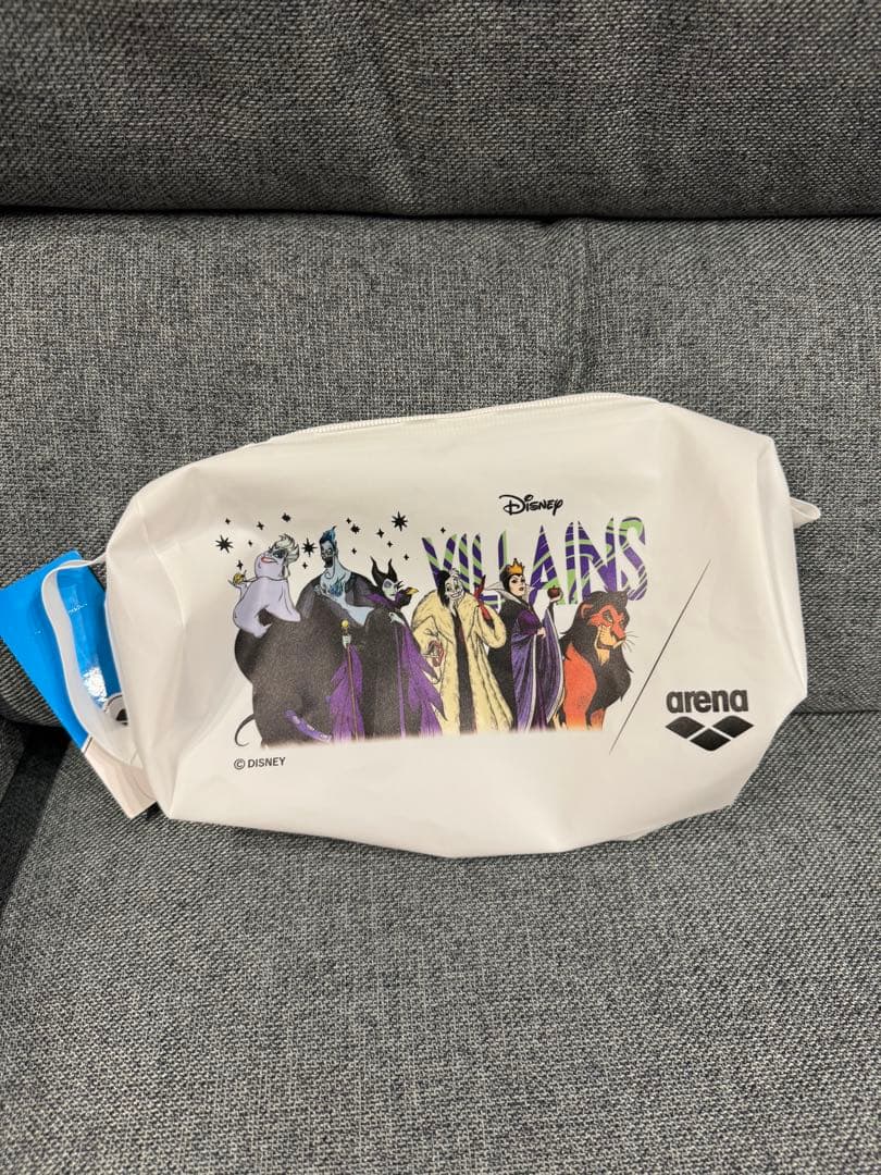 arena ディズニーヴィランズ 練習用水着 キャップ プルーフバッグ3点