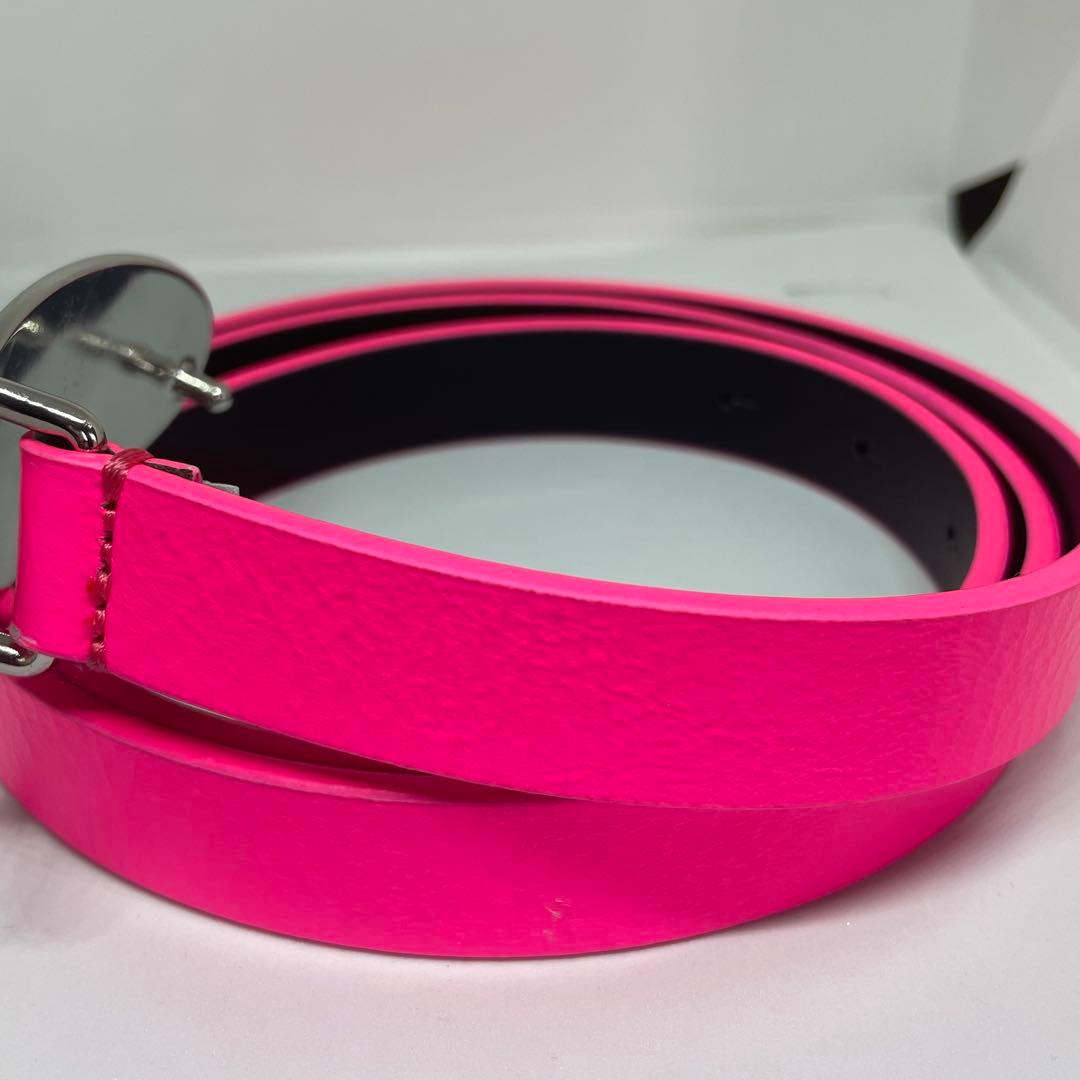 レア】DIESEL ピンク ベルト 95 日本未発売 限定カラー ディーゼル