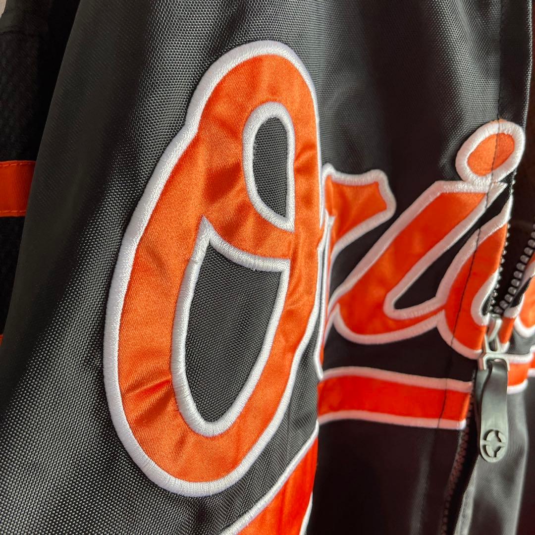 オールド 激レア90s MLB オリオールズ 刺繍ロゴ スタジャン