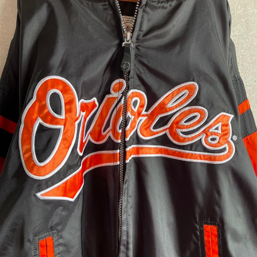 オールド 激レア90s MLB オリオールズ 刺繍ロゴ スタジャン