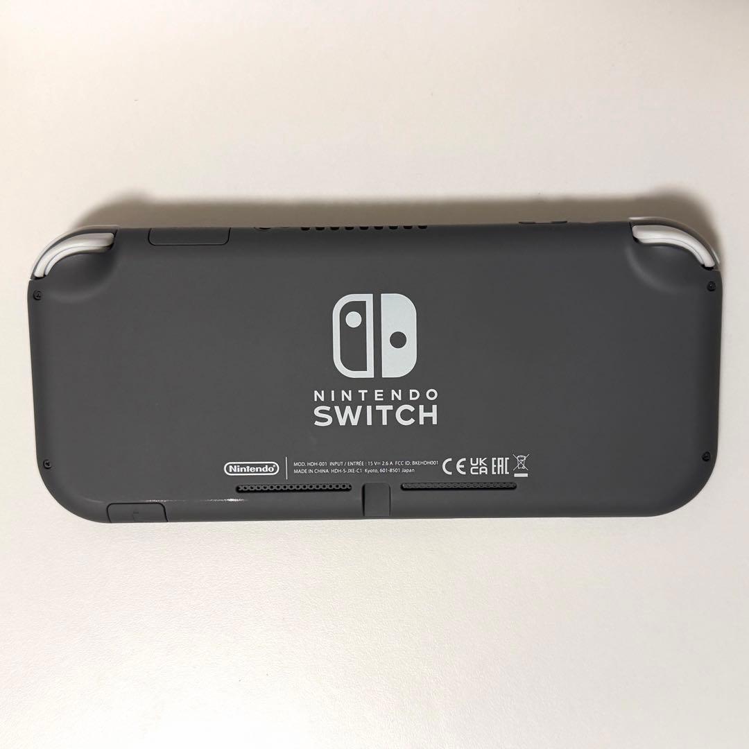 Nintendo Switch Lite 本体 グレー SD128GB・ケース付
