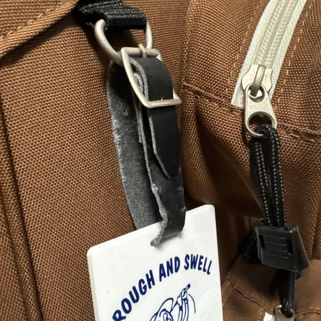 ラフアンドスウェル キャディバッグ　ブラウン　スタンド式