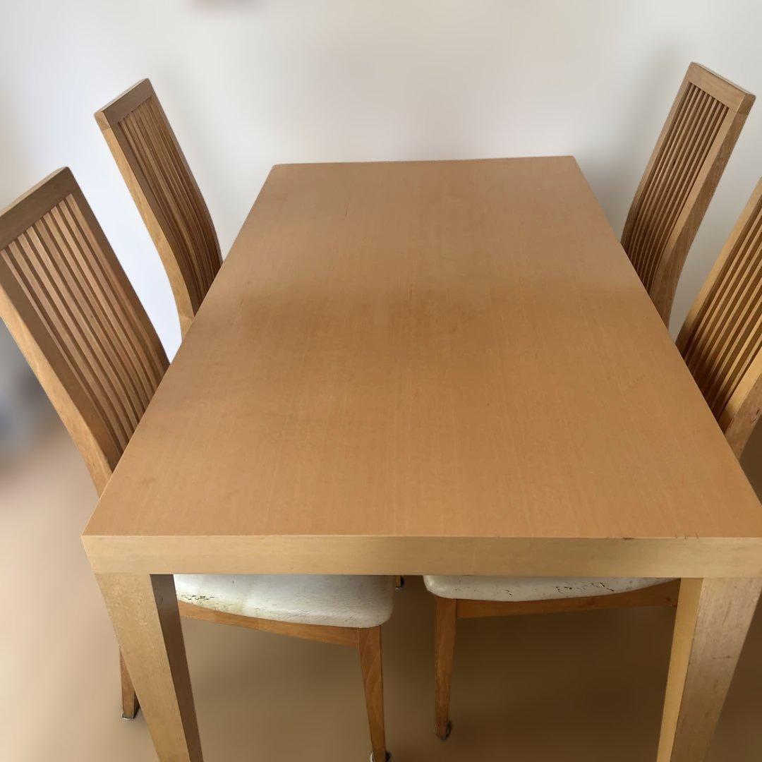 【送料込み】ナチュラルウッド ダイニングテーブル