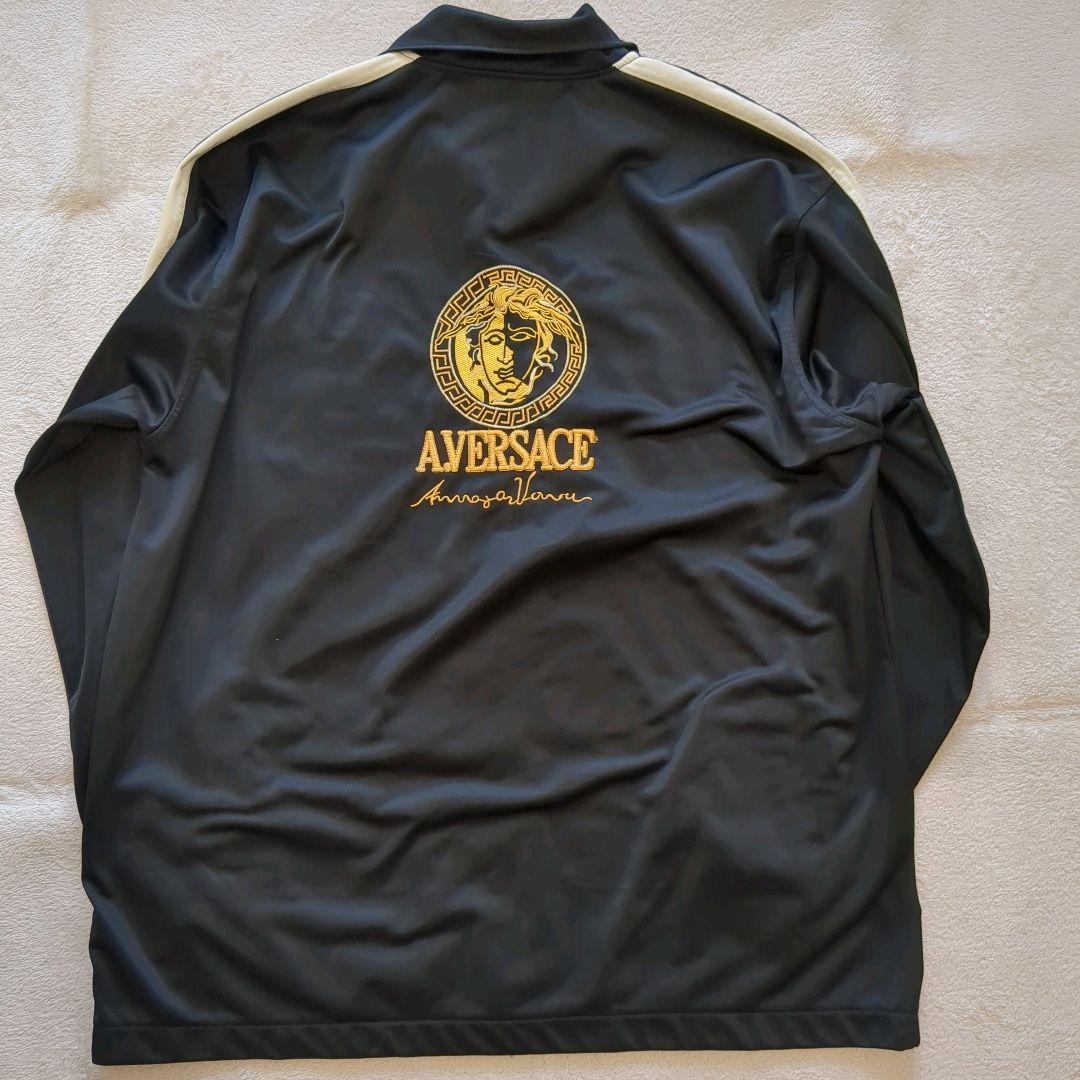 ヴェルサーチ ジャージ セットアップ メデューサ デカロゴ ブラック