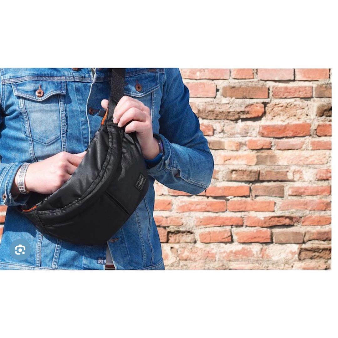 美品★PORTER ポーター タンカー ボディバッグ ウエストバッグ