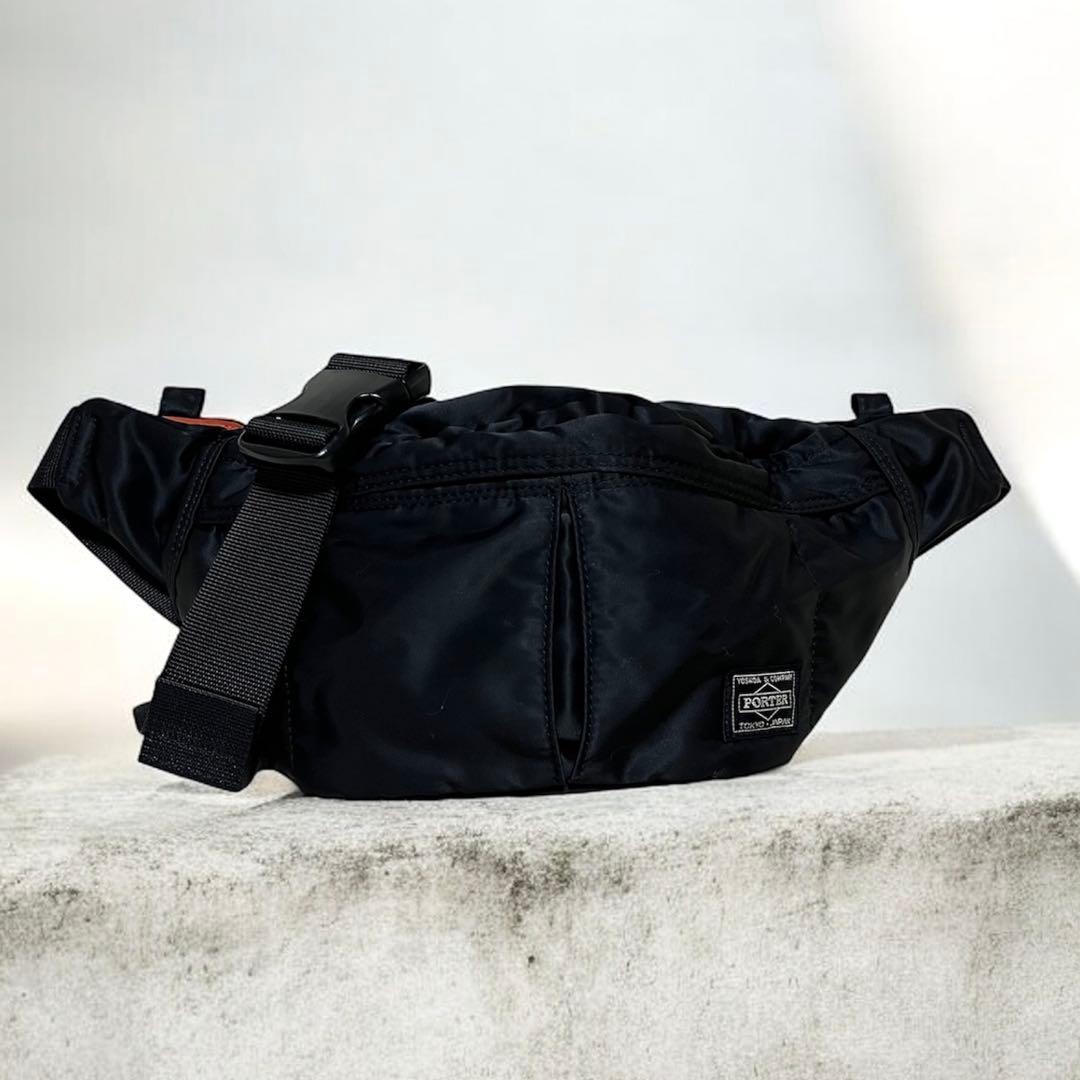 美品★PORTER ポーター タンカー ボディバッグ ウエストバッグ