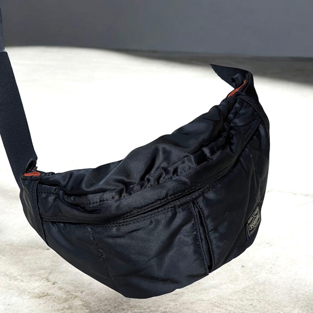 美品★PORTER ポーター タンカー ボディバッグ ウエストバッグ