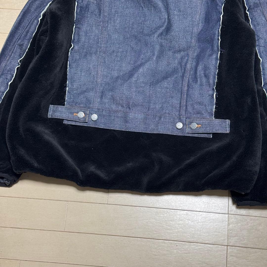 sacai × APC faux shearing コラボデニムジャケット