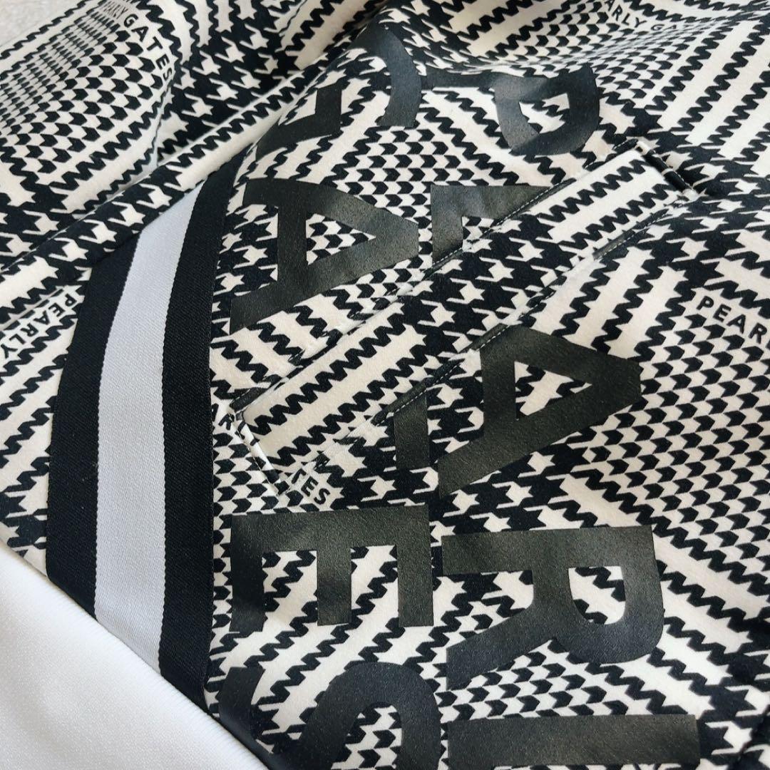 極美品 近年 パーリーゲイツ セットアップ 千鳥 パーカー チェック