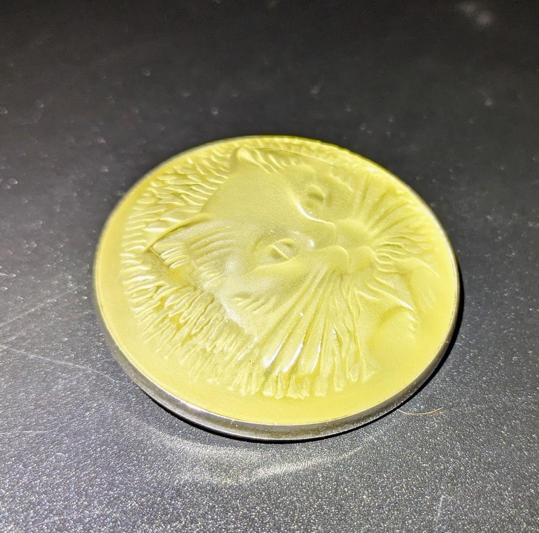 kinunekoさん専用ビンテージ★ラリック 猫ブローチ★ライトブラウン クリス